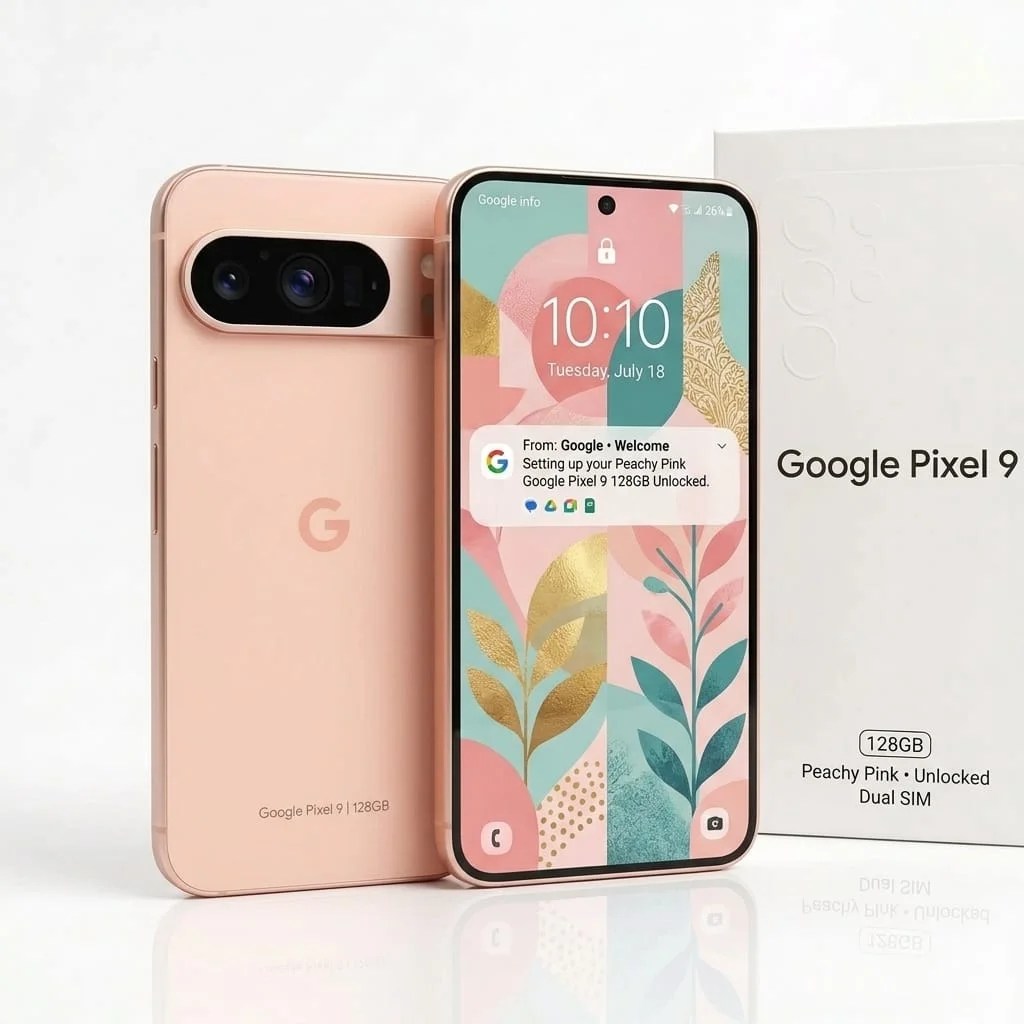 Google Pixel 9 128GB - Pink - Unlocked