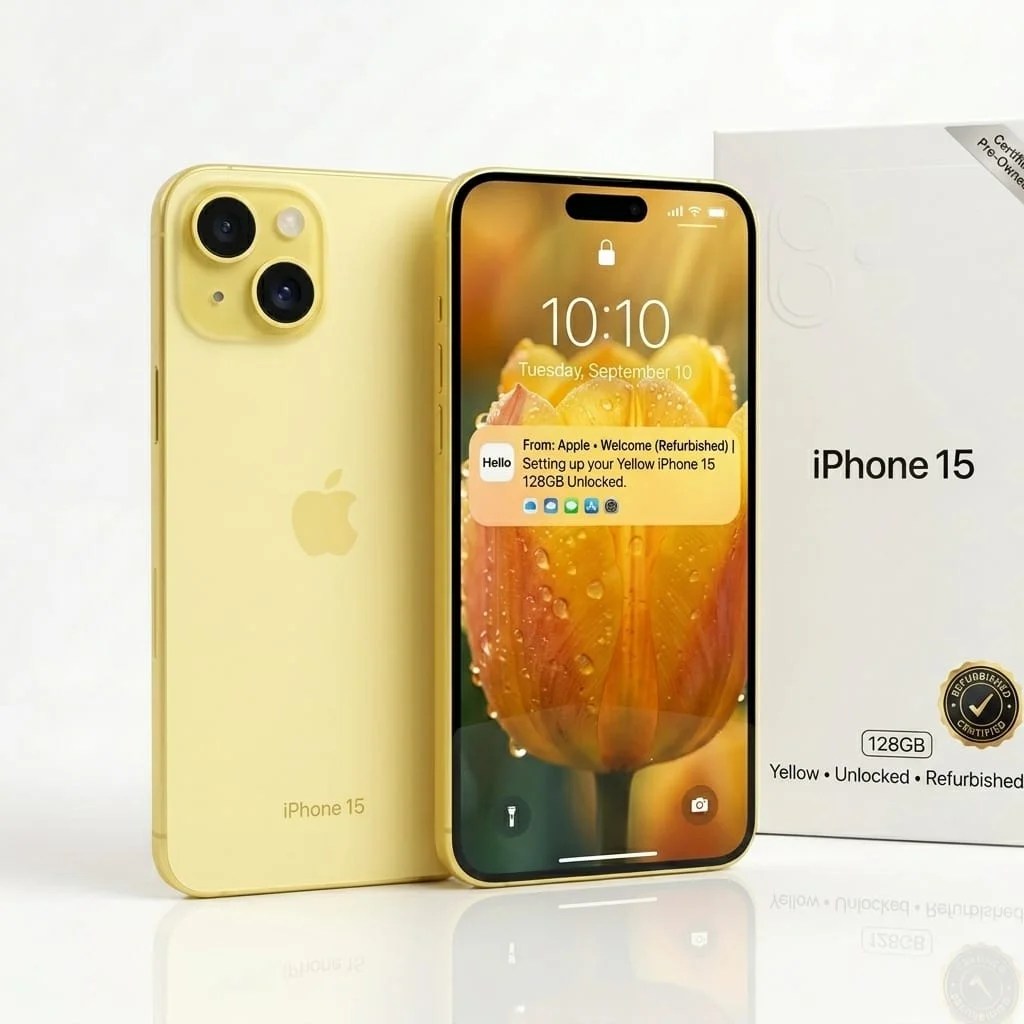 iPhone 15 128GB - Yellow - Unlocked