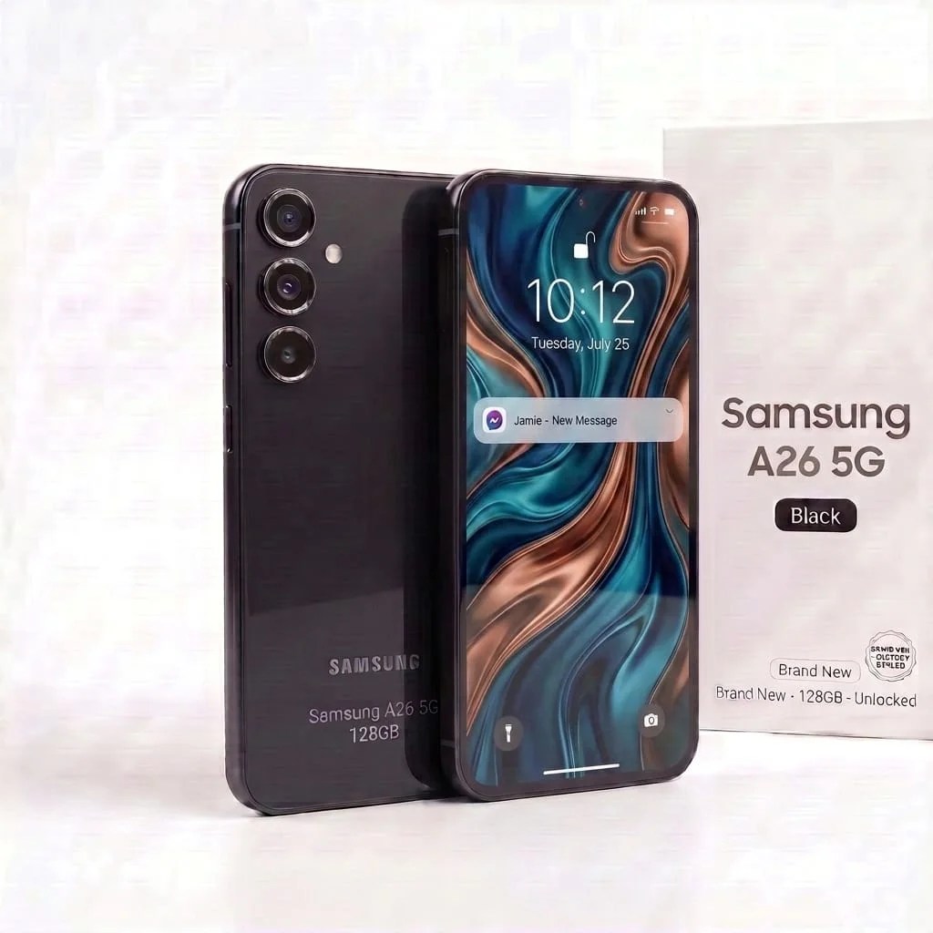 Samsung A26 5G 128GB - Black - Brand New