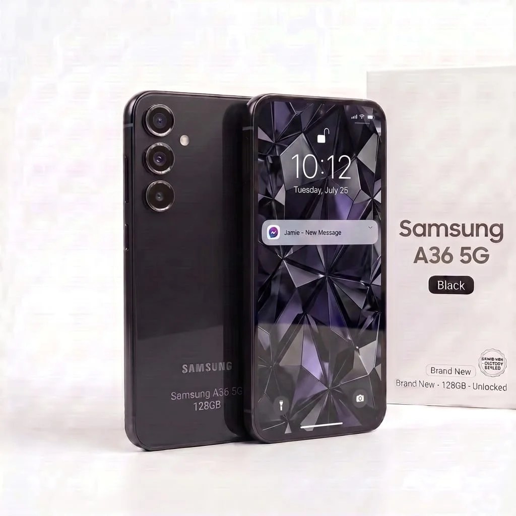 Samsung A36 5G 128GB - Black - Brand New