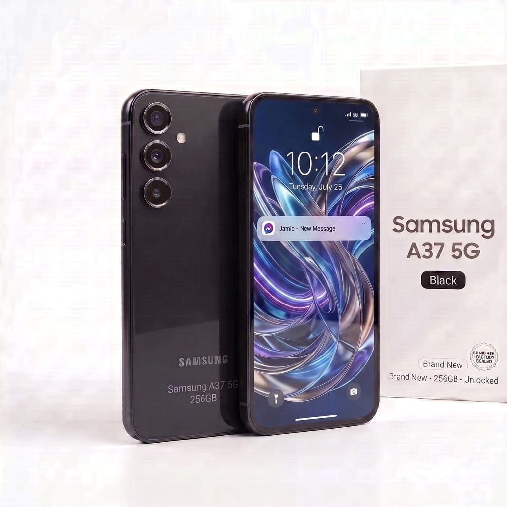 Samsung A37 5G 256GB - Black - Brand New