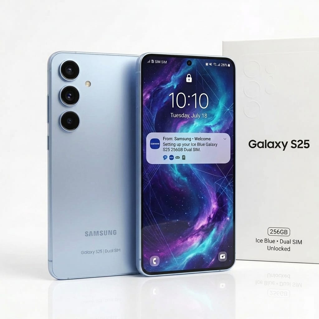 Samsung S25 256GB - ice blue - Unlocked