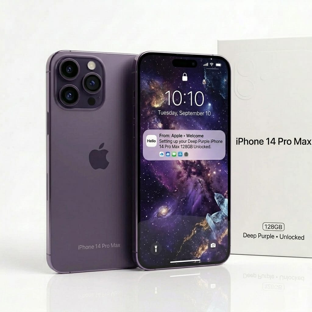 iPhone 14 Pro Max 128GB - Deep Purple - Unlocked